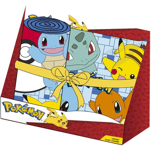 Pokemon polar blanket + cushion set slika 2