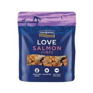 Fish4Dogs LOVE Salmon cubes, kockice od lososa za pse 85g
