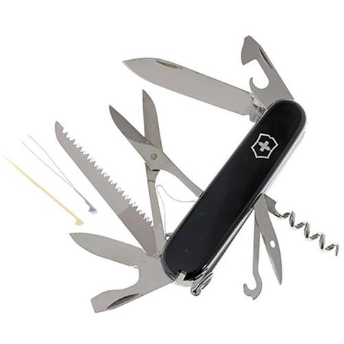 Victorinox Huntsman 1.3713.3 švicarski džepni nož  Broj funkcija 15 crna slika 1