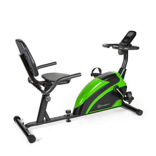 KLARFIT Relaxbike 6.0 SE ležeći ergometar/sobni bicikl, Crna slika 1