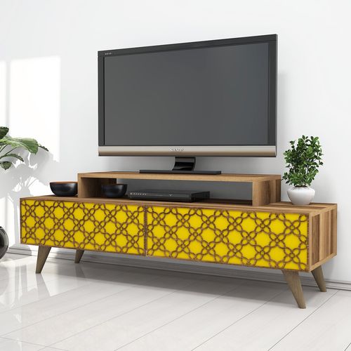 City - Walnut, Yellow Walnut
Yellow TV Stand slika 1