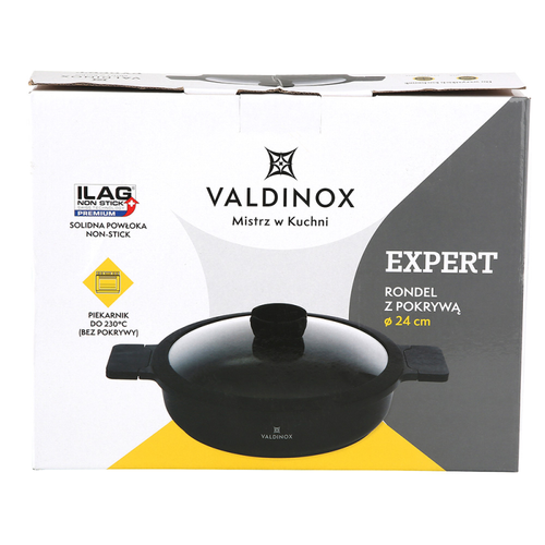 Altom Design VALDINOX EXPERT TAVA + POKLOPAC 24 CM slika 7