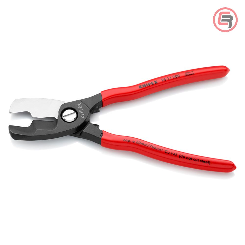 Knipex Škare Makaze Sa Dvostrukom Reznom Ivicom 200mm Za Kablove 70mm2 - 95 11 200 slika 2