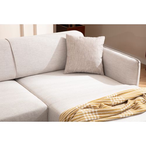 Atelier Del Sofa Kutna garnitura, Bijela, Belissimo Right - Off White slika 3