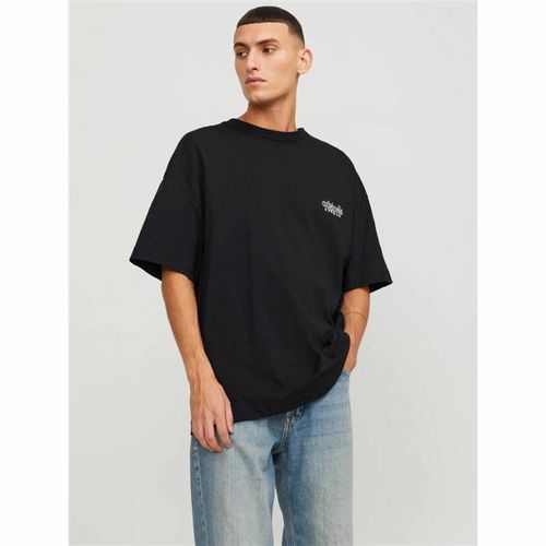 Muška Majica Kratkih Rukava Jack & Jones Bari Back - Crna slika 4