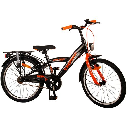 Volare Thombike 20" dječji bicikl s dvije ručne kočnice crno-narančasti slika 3