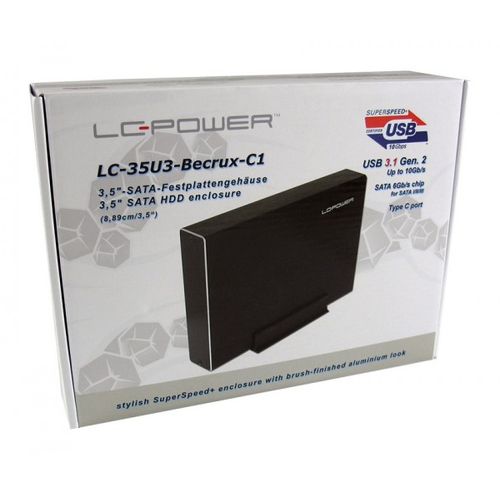 HDD Rack LC Power 3.5" LC-35U3-Becrux-C1 SATA USB3.1 type C port slika 3