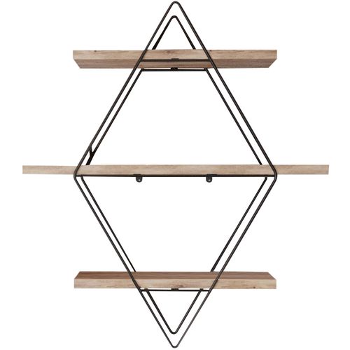 Prizma Raf, Büyük Boy Salon Tipi 2 Gold
Black Wall Shelf slika 7