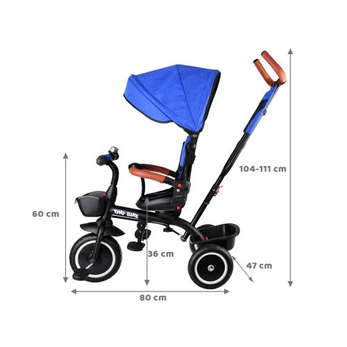 Tricikl Tiny Bike 3u1 – Blue slika 5