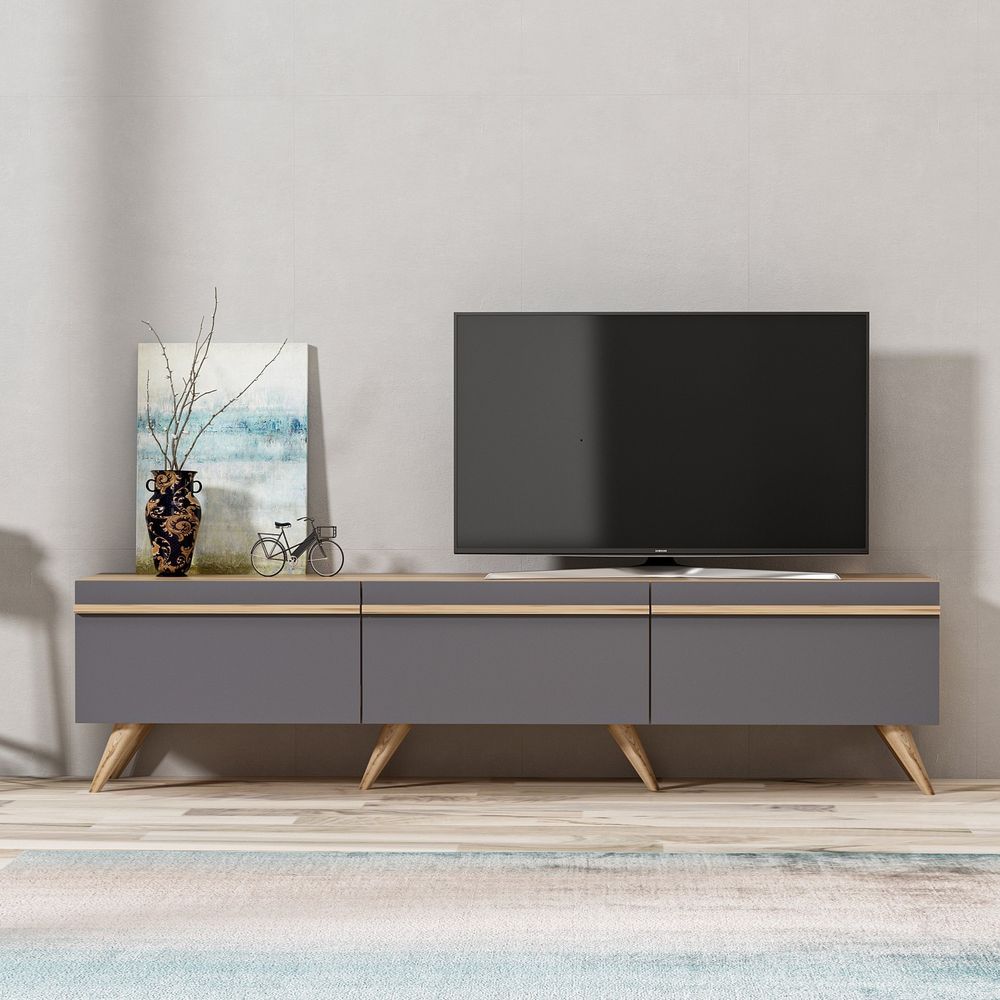 TV Stalak Amsterdam - Antracit slika 1