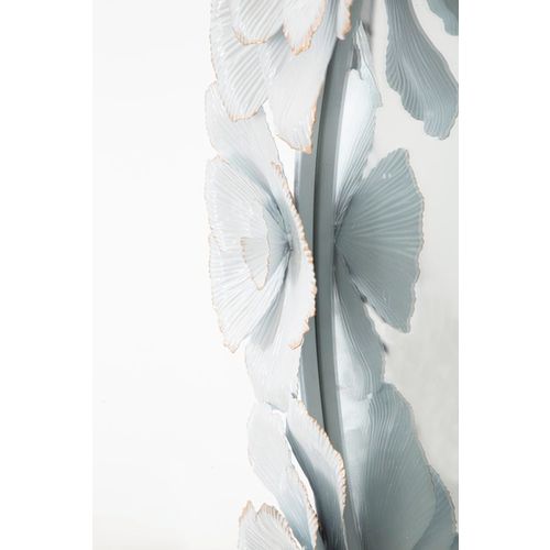 Mauro Ferretti Zidno ogledalo bijeli cvijet cm 82x2,6x85,5 slika 4