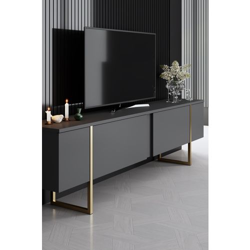 Luxe - Anthracite, Gold Walnut
Gold Living Room Furniture Set slika 8