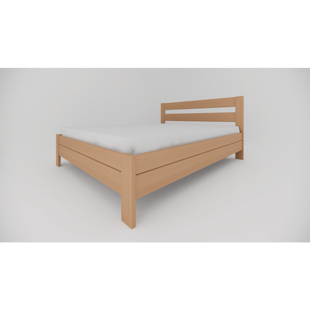 MASTERWOOD bračni krevet Woody Box 160x200 cm bukva, boja Natur slika 3