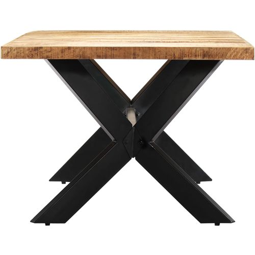 Blagovaonski stol od masivnog drva manga 200 x 100 x 75 cm slika 16