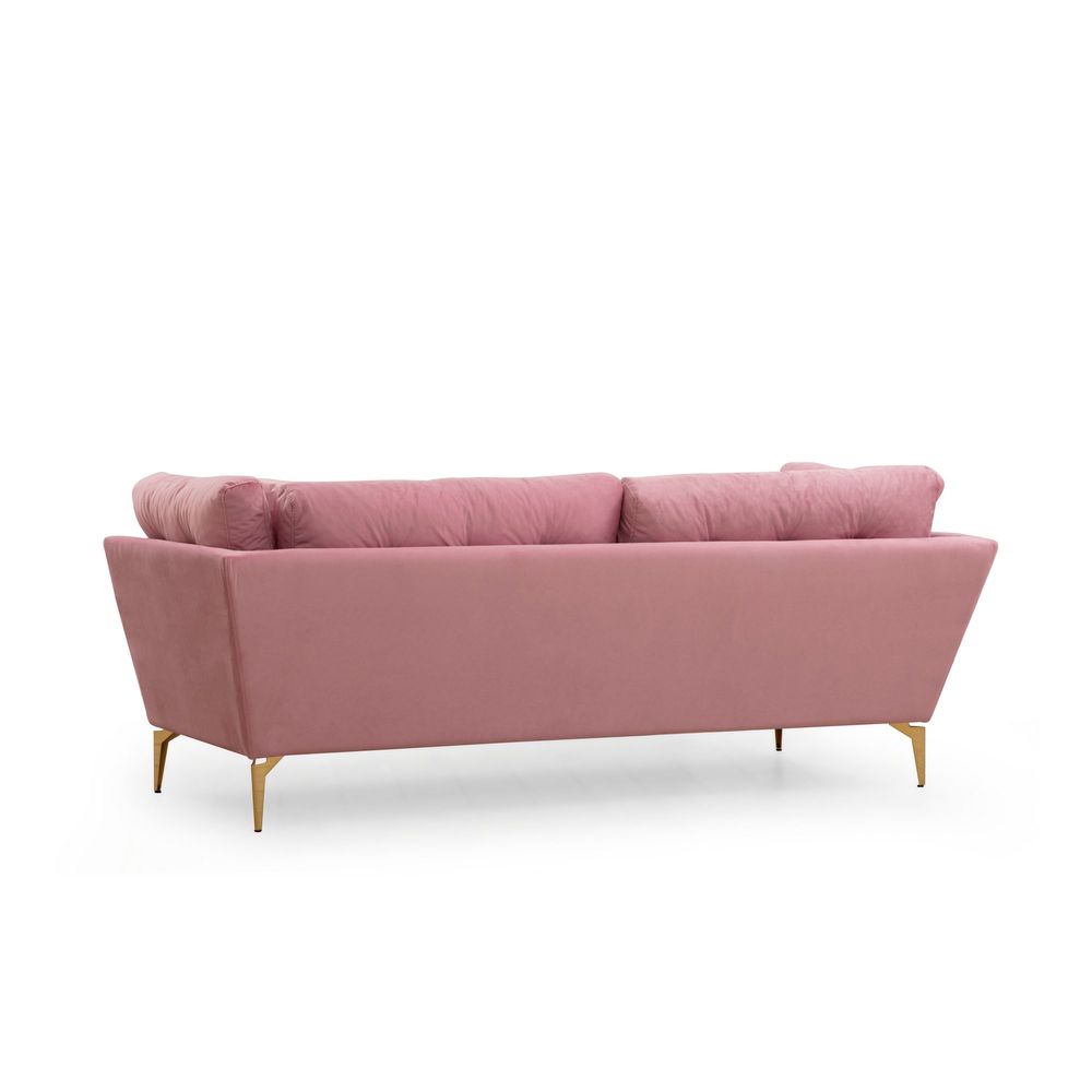Mapa - Sofas za tri osobe u boji Rose Dusty Rose slika 5