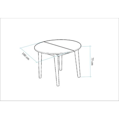 Vina 139 - Walnut Walnut Extendable Dining Table slika 5