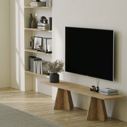 Mushroom - Sapphire Oak Sapphire Oak TV Stand slika 1