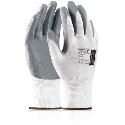 ARDON Radne rukavice Nitrax Basic A9054/10, Bijele slika 1