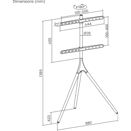 Podni fiksni stalak SBOX FS-1246F slika 15