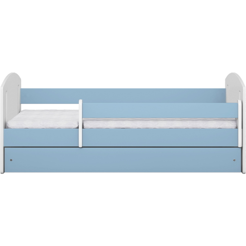 Drveni dječji krevet Classic 2 s ladicom - plavi - 160*80cm slika 3