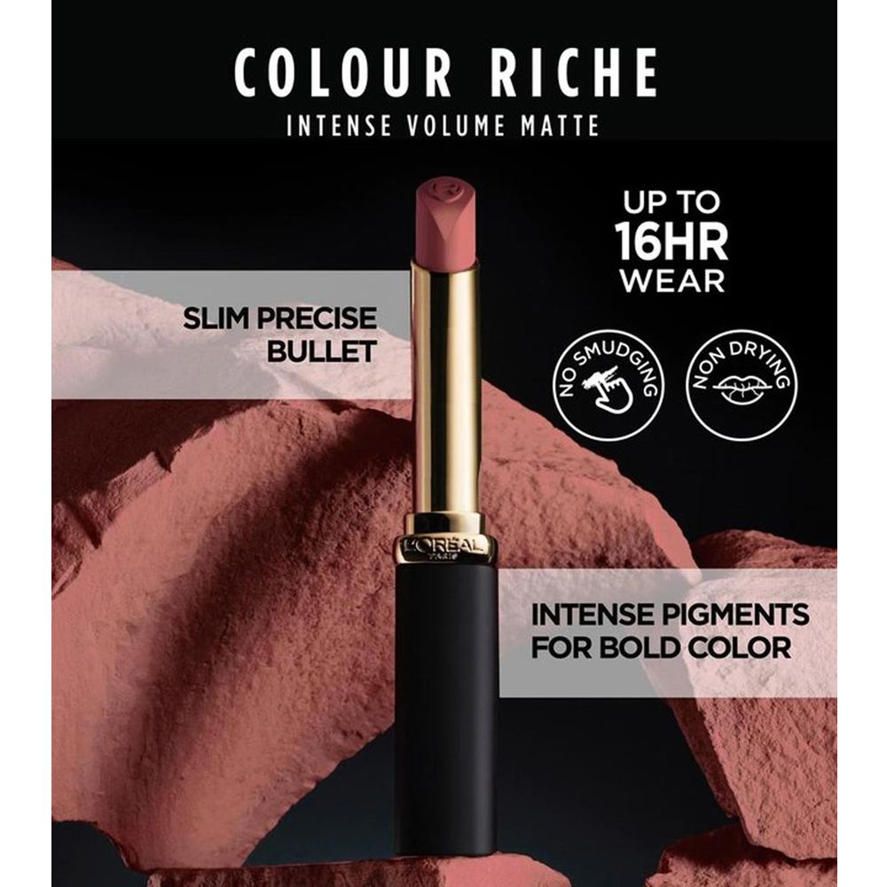 L'Oréal Paris Color Riche Intense Volume Matte ruž za usne 601 Worth It Intense slika 3