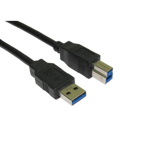 NaviaTec USB 3.0 A plug to B plug, 1,8m BLK slika 1