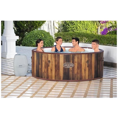 Masažni bazen-Jacuzzi na napuhavanje Bestway 180*66cm - detalj drvo slika 5