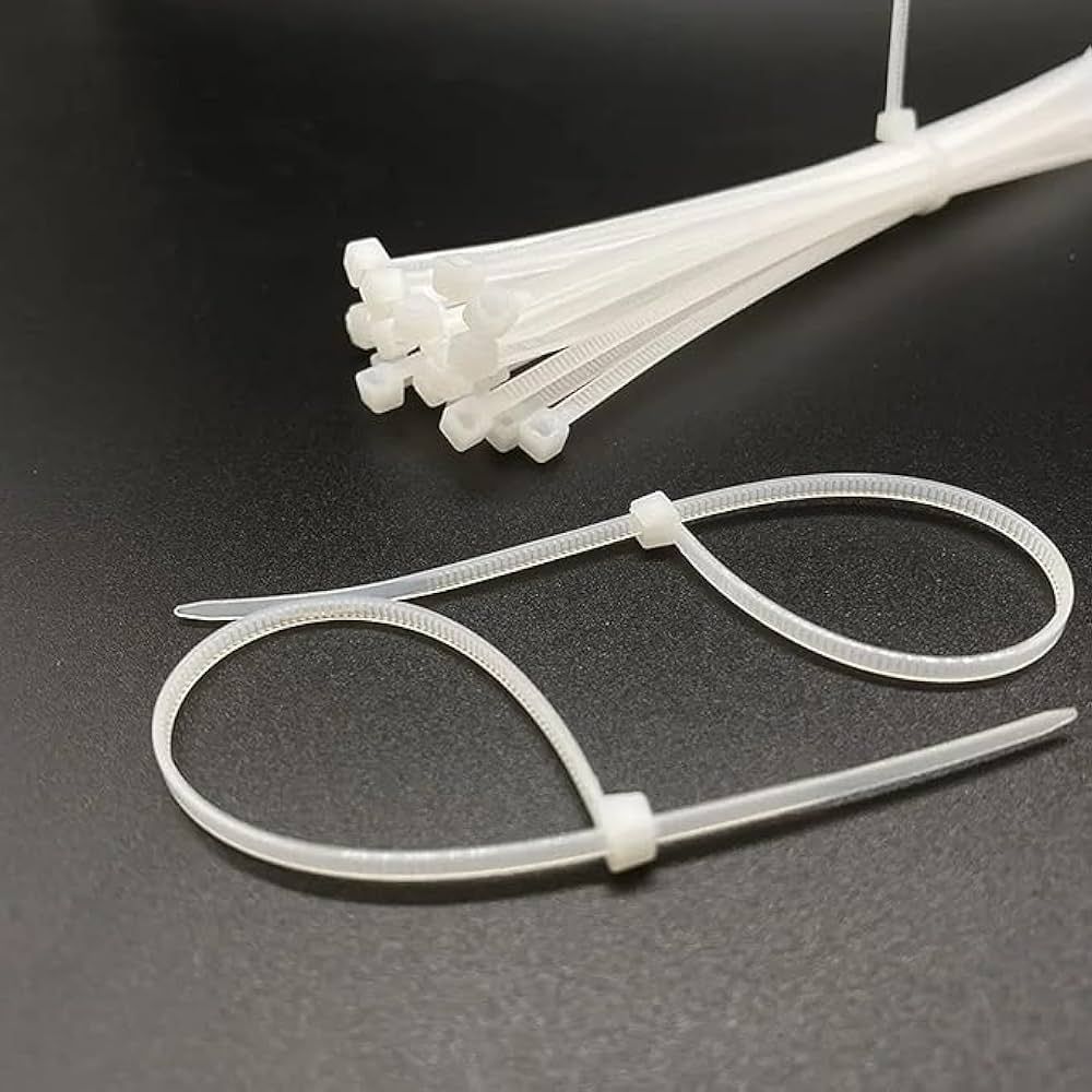 Plastične stege Asy bijele 4,8x200mm 100/1 slika 1