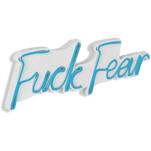 Fuck Fear - Blue Blue Decorative Plastic Led Lighting slika 7