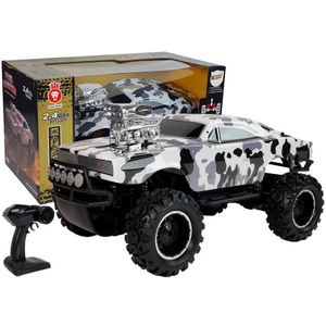 Buggy na daljinsko upravljanje 2.4G 4x4 Off-roader - bijelo/crni