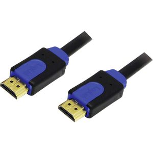 LogiLink HDMI priključni kabel HDMI A utikač, HDMI A utikač 3.00 m crna CHB1103  HDMI kabel