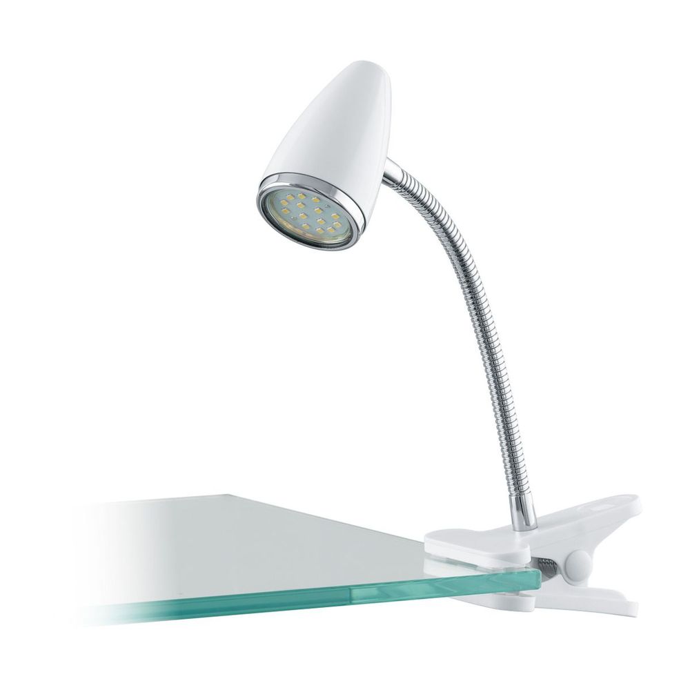 Eglo Riccio 1 stolna/1, s kvač, led, gu10, 3w, 240lm, bijela /krom  slika 3