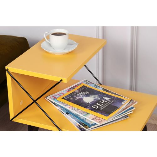 Cross - Yellow Yellow Nightstand slika 4