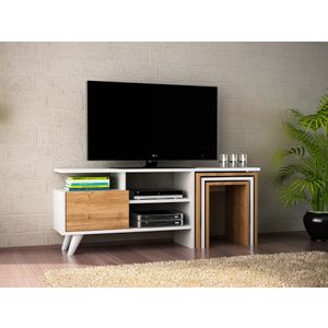 Nature - White, Walnut White
Walnut TV Unit