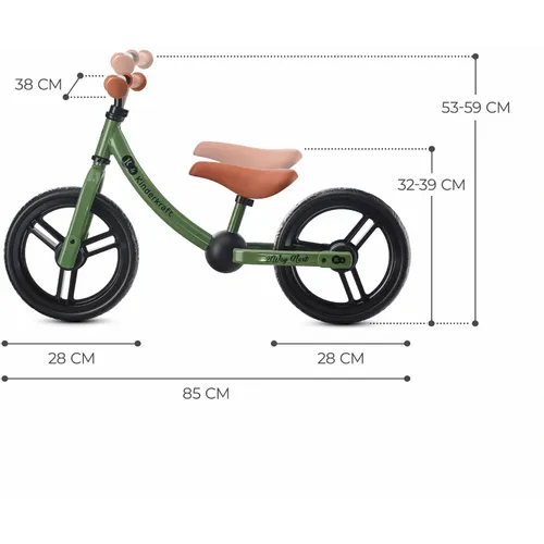 Kinderkraft balans bicikl 2WAY NEXT, Light green slika 5