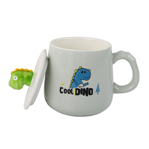 Šalica za čaj bijela 350ml Cool Dino