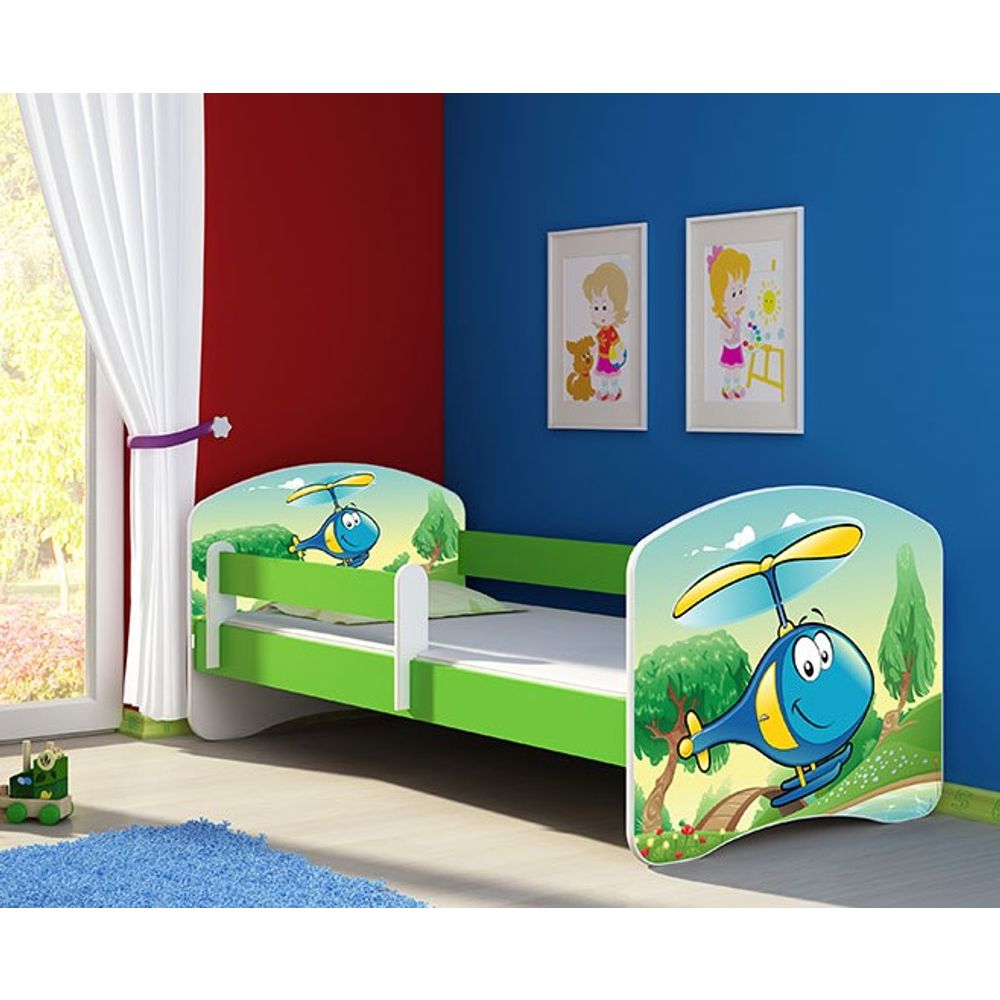 ACMA Dječiji krevet Acma II Green - 160x80cm - Dezen 35 slika 1