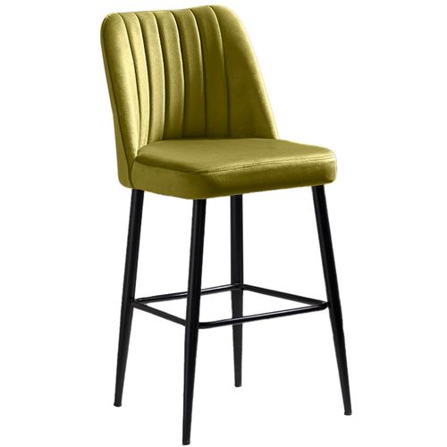 Woody Fashion Set barskih stolica (2 komada), Vento - Yellow slika 4