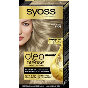 Syoss Oleo Intense farba za kosu 8-05 Beige Blond-KRATAK ROK 