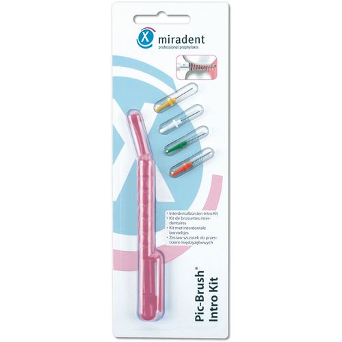 Miradent Pic-Brush Intro Kit rose transparent slika 1