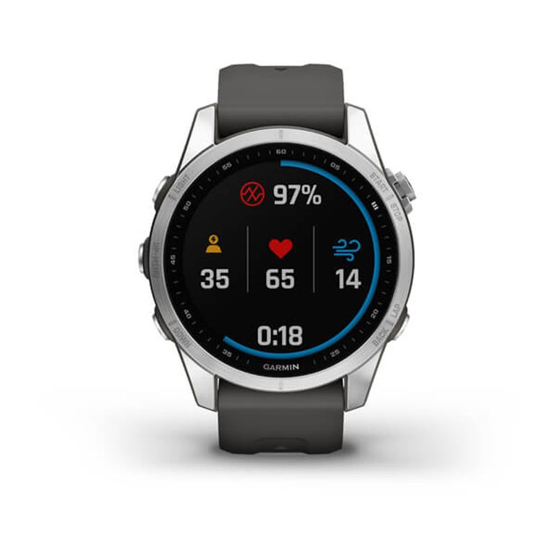 GARMIN Garmin fenix 7S Stainless Steel Graphite remen image