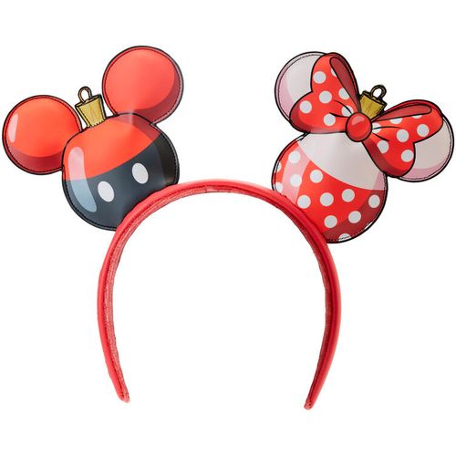 Loungefly Disney Mickey &#38; Minnie Christmas ear headband slika 2