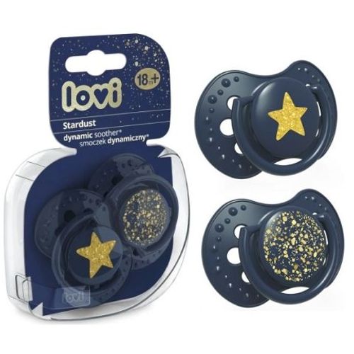 Lovi Silicone Dynamic Varalica 18M+ (2Kom) - Stardust Blue slika 1