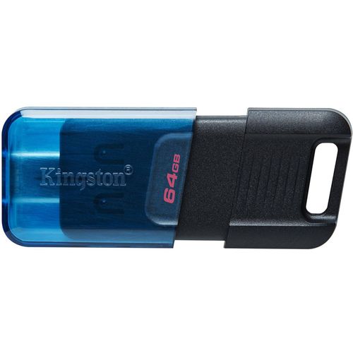 USB memorija KINGSTON DT80M 64GB Data Traveler 3.2 crna slika 1