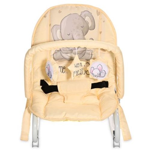 Lorelli Ležaljka Za Bebe Eliza - Yellow Cute Elephant (2023) slika 2