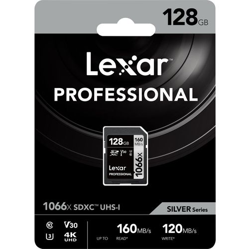 Lexar SD 128GB 1066x SDXC UHS-I cards, 160MB/s read 120MB/s write C10 V30 U3 slika 2