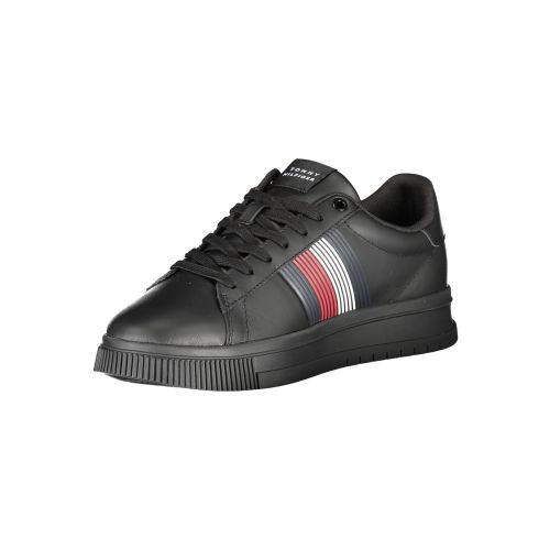 TOMMY HILFIGER BLACK MEN'S SPORTS SHOES slika 3