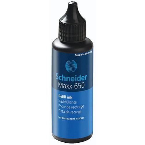 Tinta za permanentne markere Schneider maxx 650 50 ml plava S165003 slika 2