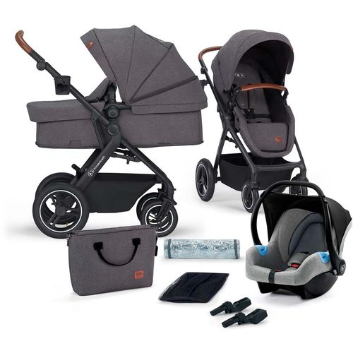 Kinderkraft dječja kolica B-TOUR 3u1, dark gray CZM slika 1