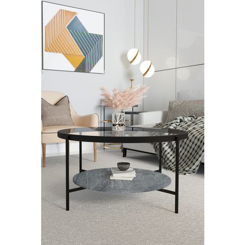 Oslo - Transparent, Marble, Anthracite Transparent
Marble
Anthracite Coffee Table slika 2